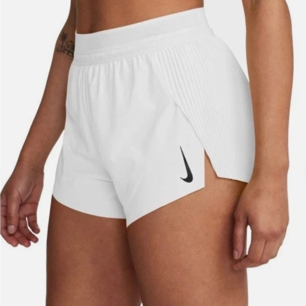 Nike Womens DRI-FIT ADV Aeroswift 3" Running Shorts XL $80 NWT FN2328-100 White